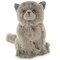 Bearington Cat Stuffed Animal - Ralistic Cat Plush Lifelike Gray Persian Kitty Plushies That Look Real - Gordie 10.5"